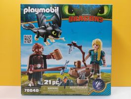 PLAYMOBIL 70040 Hicks und Astrid mit Babydrachen NEU