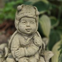 Süesse Garten Dekofigur - Glückskäferli Statue Garten