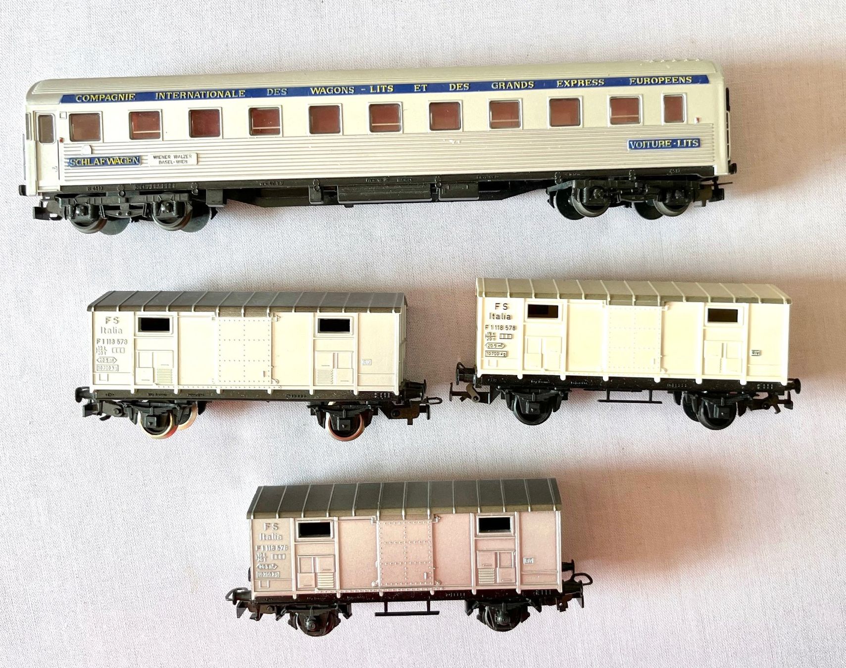 Kleinbahn Trains électriques: Kleinbahn 3 FS Wagen , Schlafwagen – D'occasion à Bleiken par hbw45