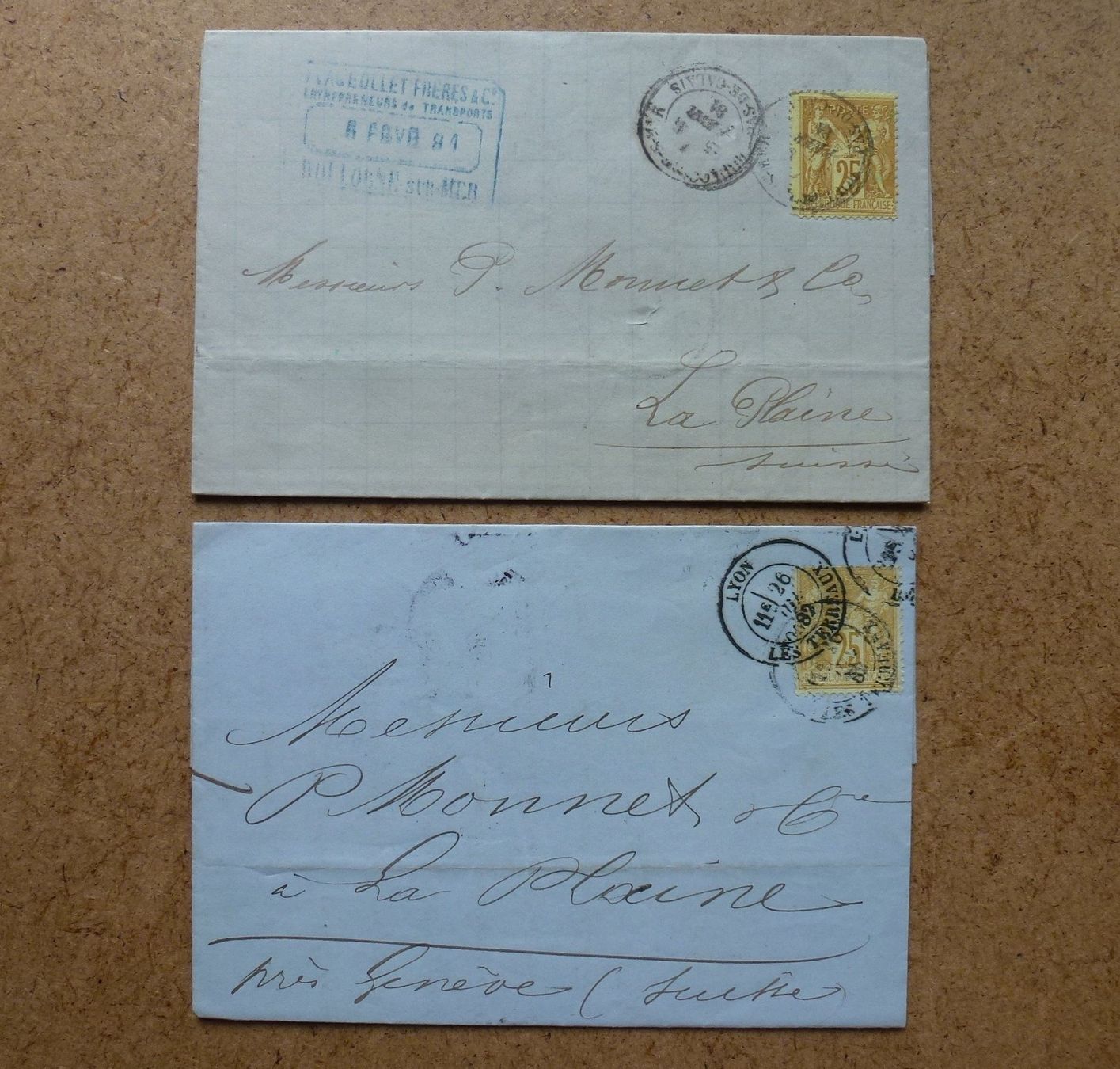 Alle Briefmarken: Frankreich ++ 6 alte Briefe ab 1881/1882 – Gebraucht aus Walkringen von Casablanca777 3