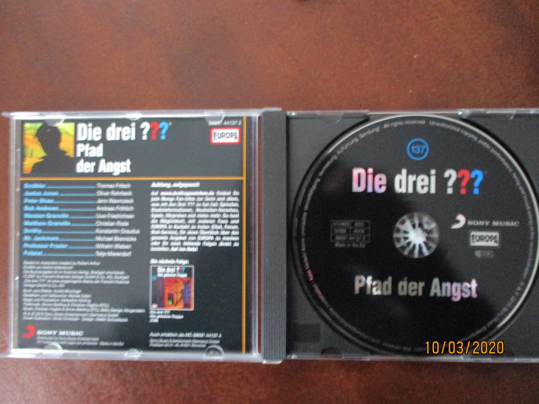 Livres audio: Die drei Fragezeichen Folge 137 – D'occasion à Liestal par Disc-Point 1