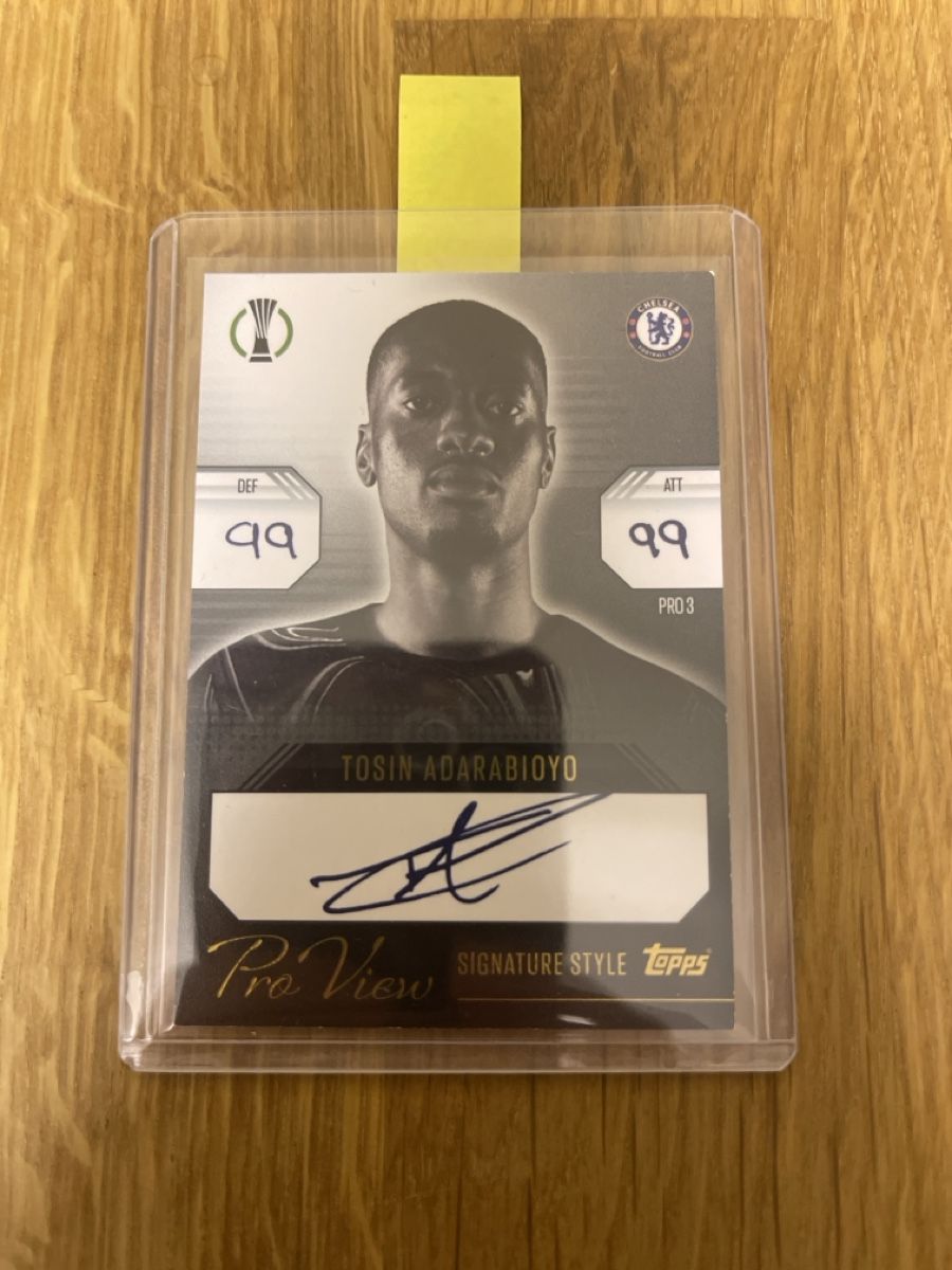 Topps Carte collezionabili: Tosin Adarabioyo - Topps Pro View - – Nuovo (secondo la descrizione) da Bassersdorf venduto da RaiverseUniversum