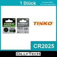 TINKO CR2025 Knopfzellenbatterie - 1 Stk.