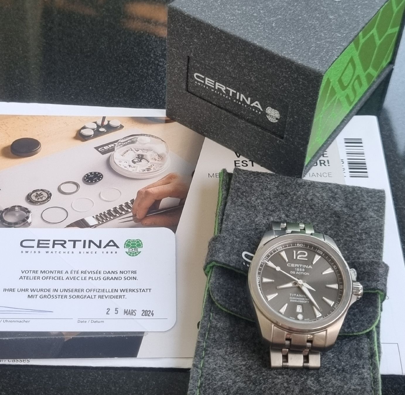 Certina Uhren: Montre Certina DS Action Titane Chronograph 200 m – Gebraucht aus Les Cullayes von yan_nvn9