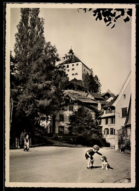 Cartoline postali: Werdenberg, Strassenpartie mit Blick zum – Usato da Berlin venduto da bartko-reher