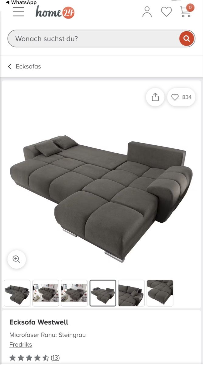 Sofas: Ecksofa Westwell – D'occasion à Pieterlen par Raffyy 3