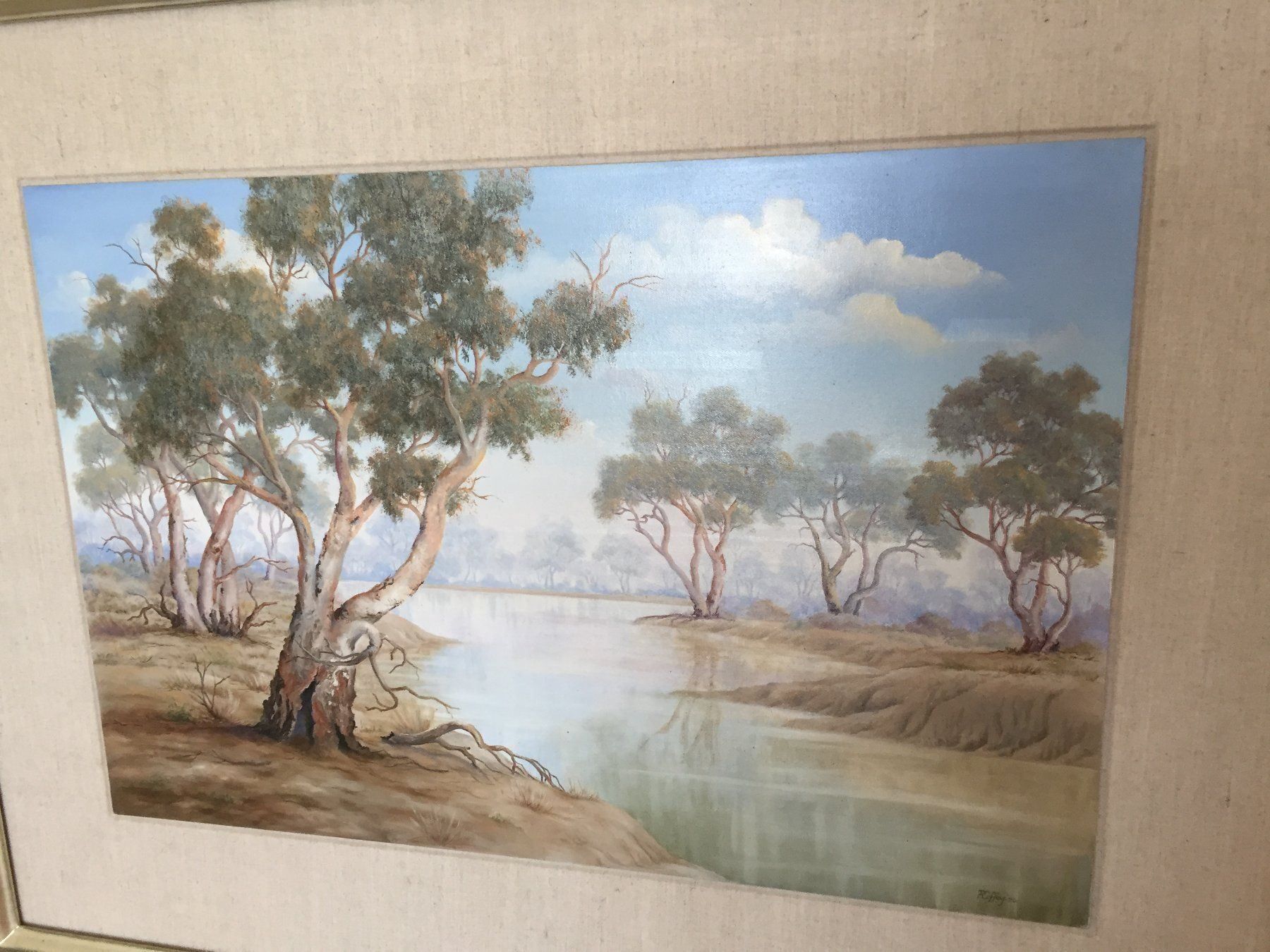 Dipinti: BILLABONG OUTBACK Australien Ölgemälde – Usato da Gossau ZH venduto da peabo 1