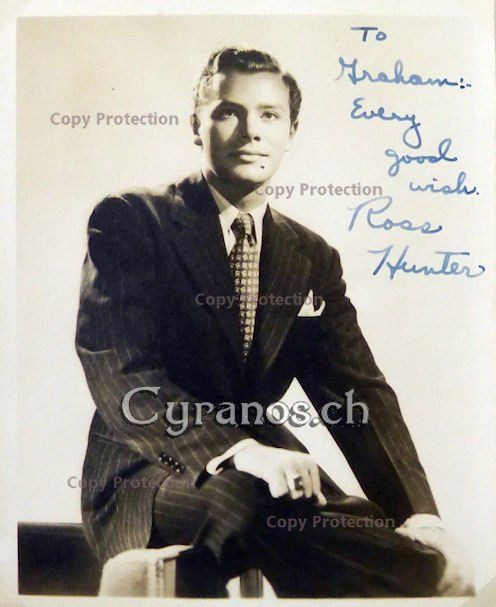 Autografi: Ross Hunter (1920-1993) Schauspieler - Autogramm – Usato da Dietikon venduto da cyranos1