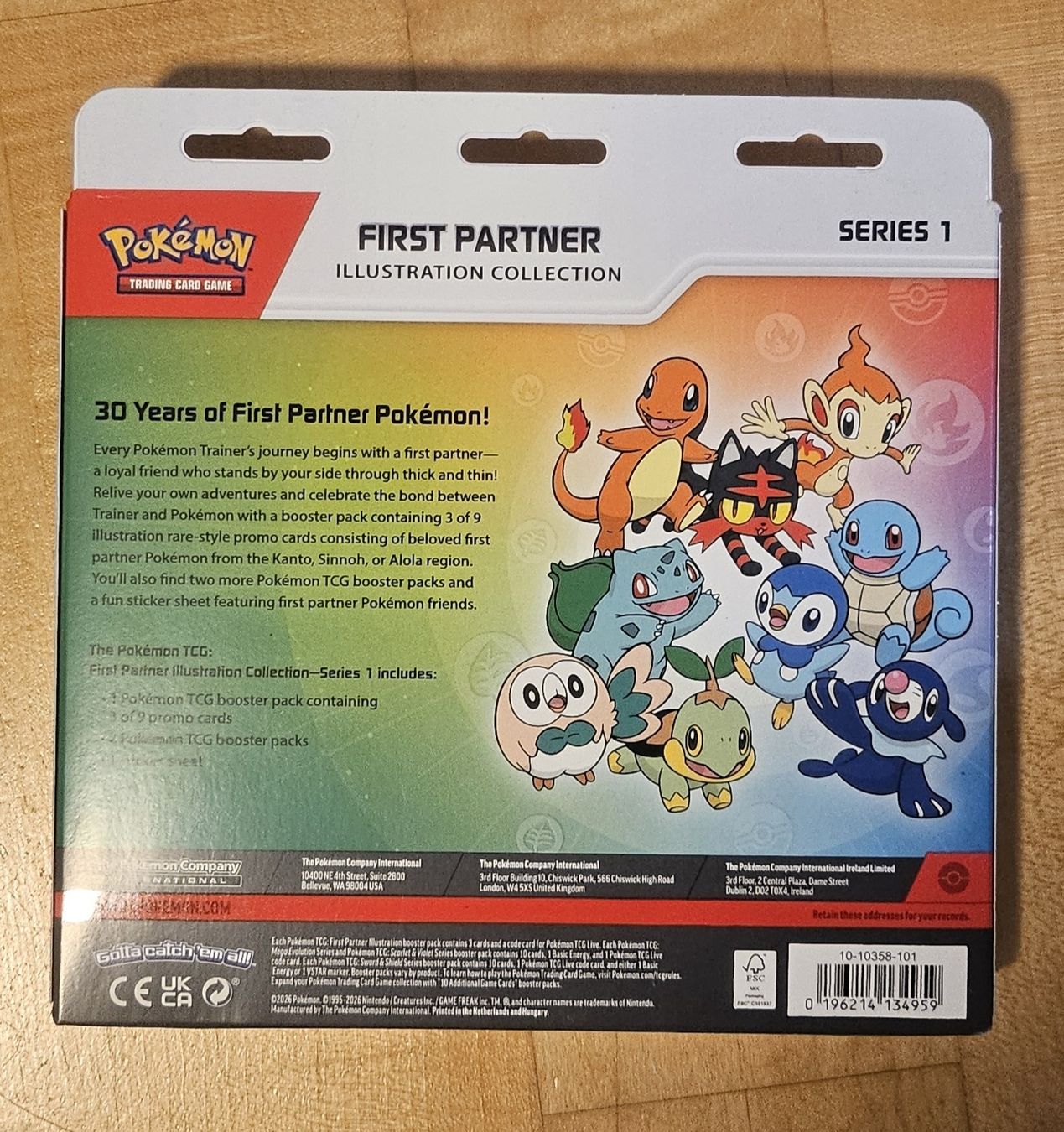 Pokémon Sammelbilder & Trading cards: First Partner Collection Series 1 Englisch – Neu und originalverpackt aus Dürnten von PokeMarkt 1