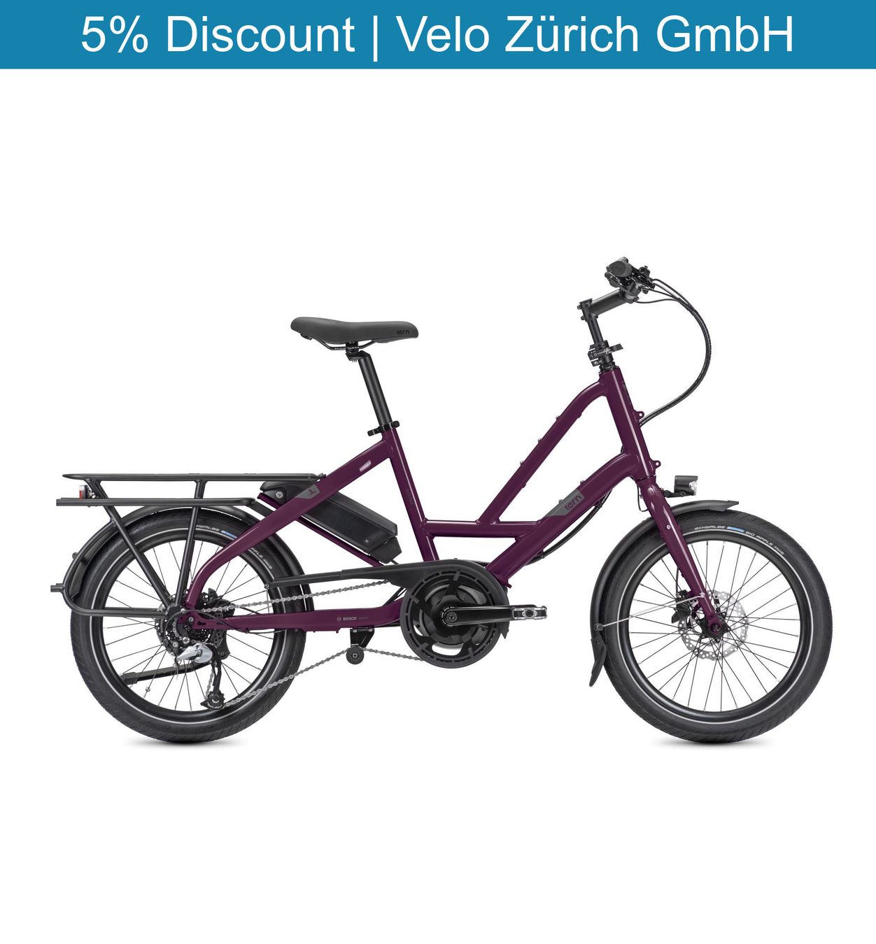 Biciclette: Cargobike Tern Quick Haul D8 – Nuovo (secondo la descrizione) da Zürich venduto da Velo_Zuerich_Cargo
