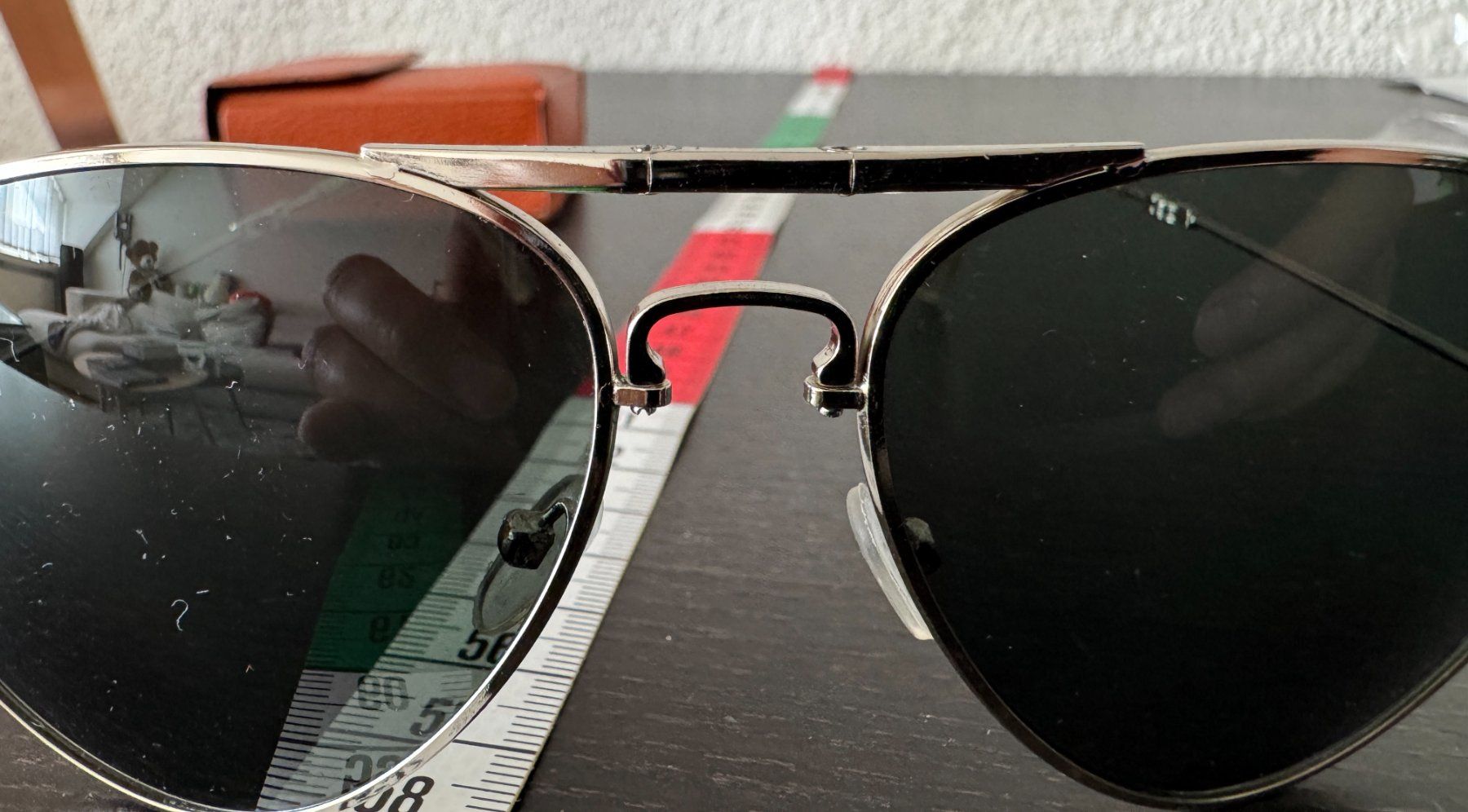 Occhiali & Lenti: Faltbare Aviator Sonnenbrille mit Etui, Fliegerbrille – Usato da Winterthur venduto da YaV 2