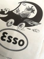 Esso - 2 alte Werbungen / Ancienne réclames 1957