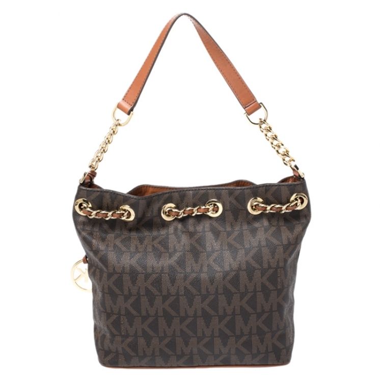 Michael Kors Sacs femmes: Michael Kors Handbag brown logo pattern excellent condition – D'occasion à Watt par Tomaf 1