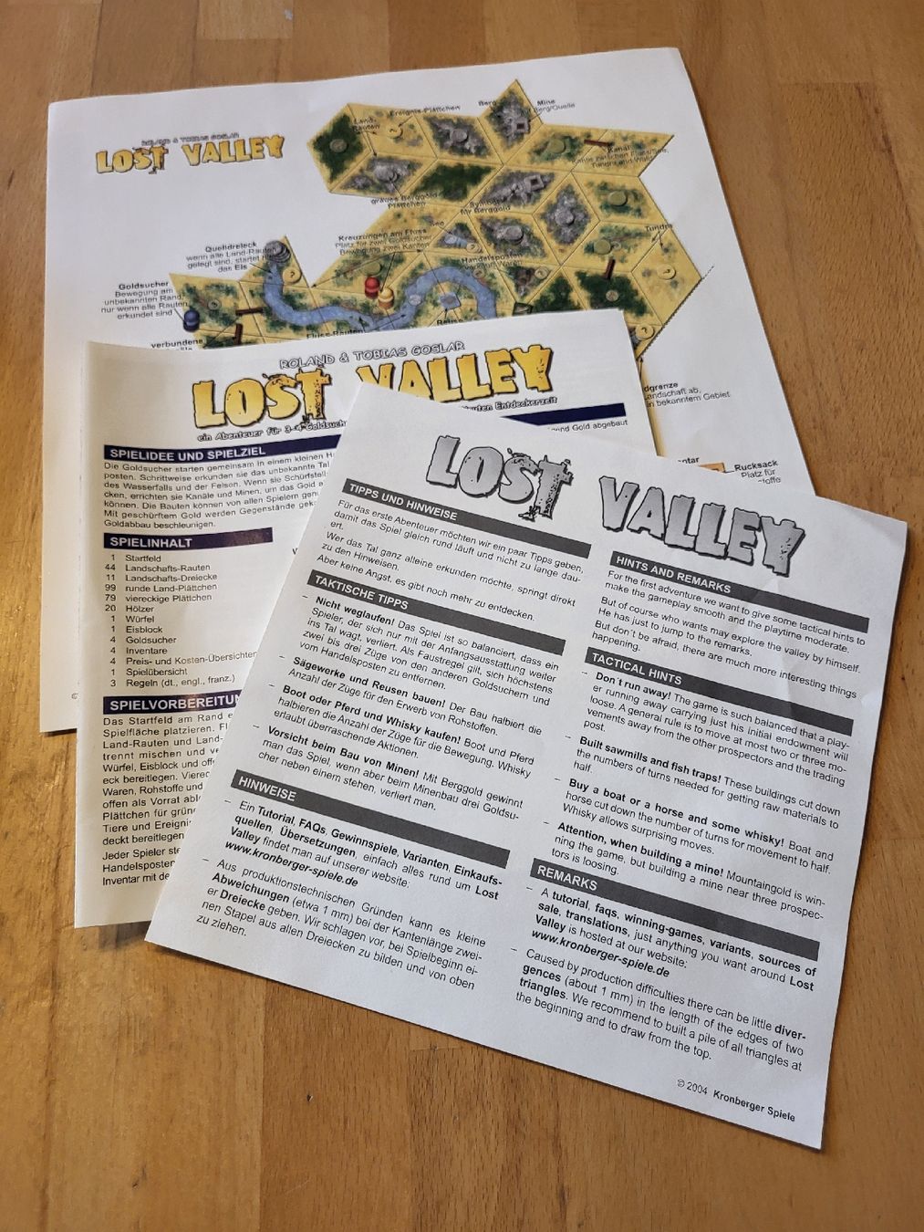 Giochi: Brettspiel "Lost Valley" Top Zustand, vollständig – Usato da Ettiswil venduto da beekeper13 2