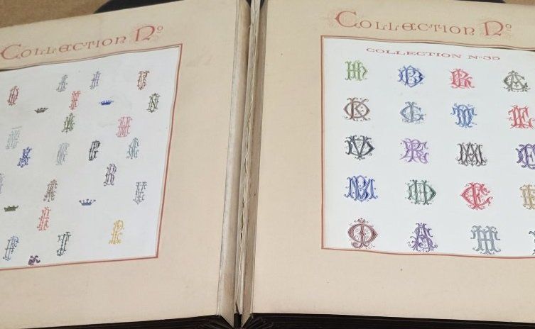 Livres: Antikes Buch Chiffres et Monogrammes Musterbuch Monogramme – D'occasion à Flums par Flumsantik 3