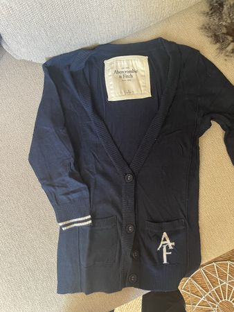 Strickjacke Abercrombie & Fitch dunkelblau Grösse S