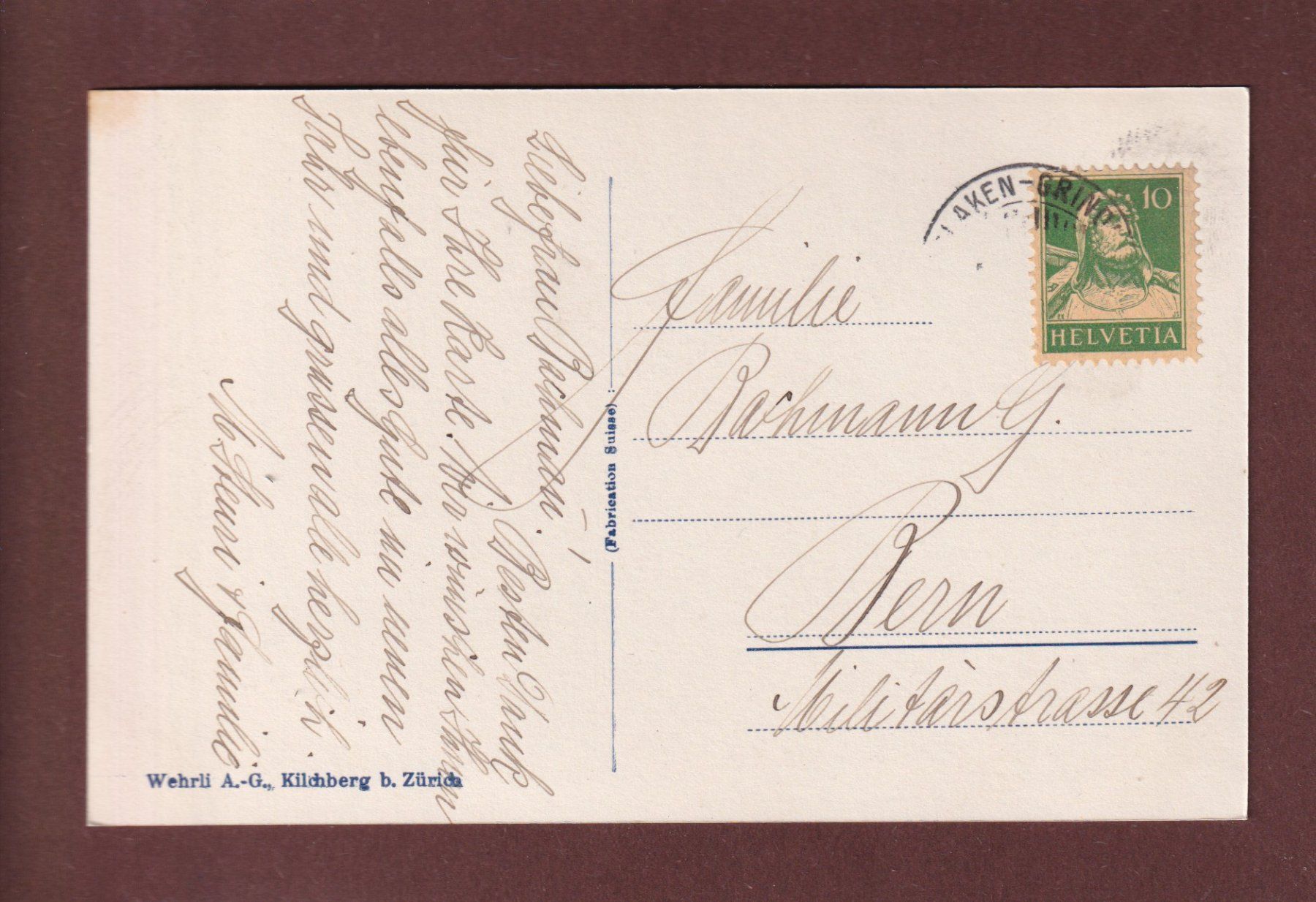 Cartoline postali: Winter im BERNER-OBERLAND – Usato da Pully venduto da nicecards 1