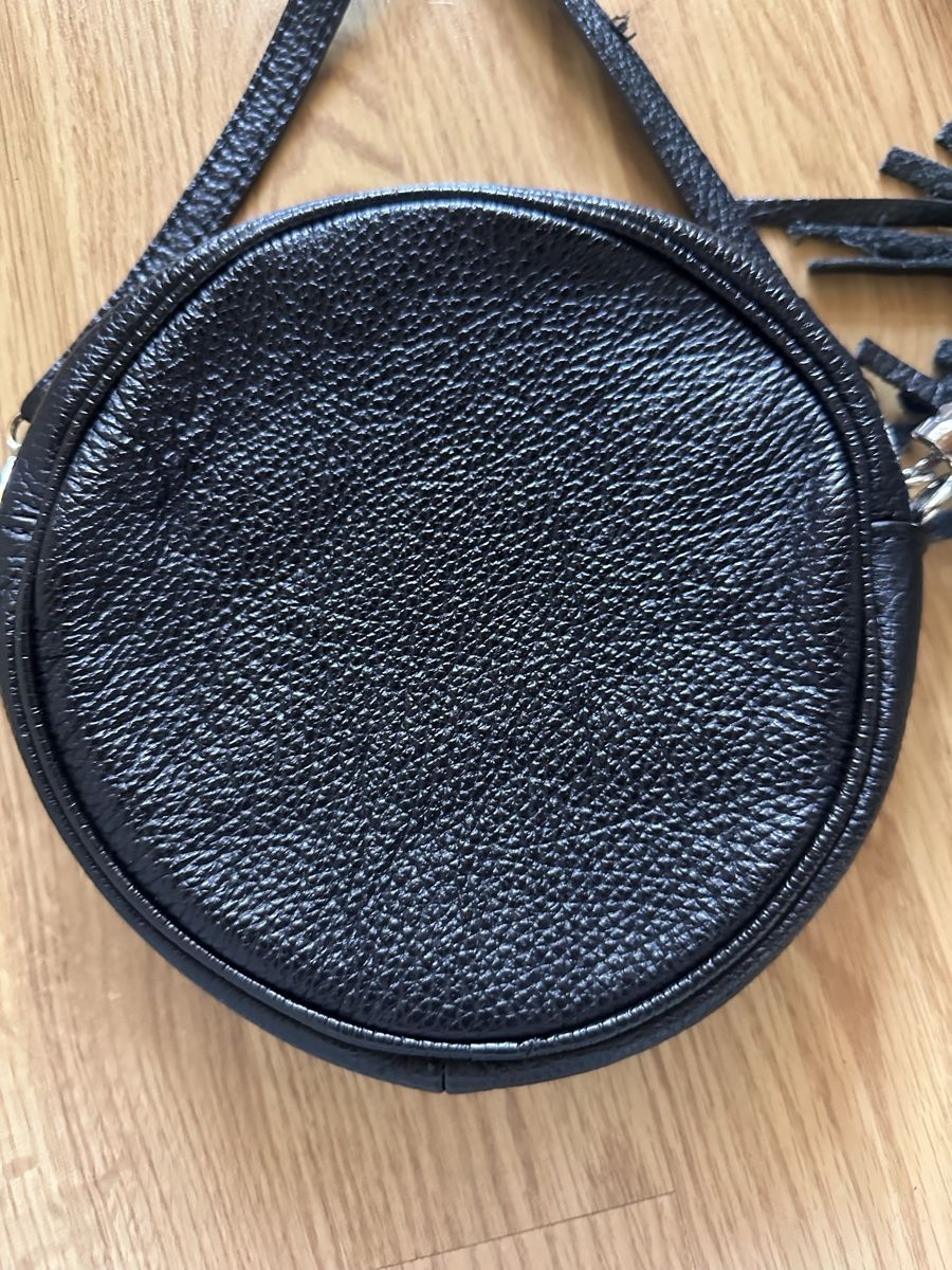 Borse da donna: Tasche Leder schwarz mit Kuhfell – Usato da Münsingen venduto da Secondhand89 2