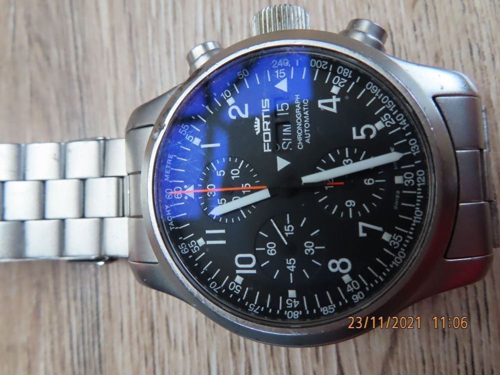 Fortis B 42 Automat, mal lunette wechs