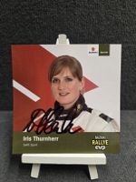Original Signiert vom Iris Thurnherr Schweizer Rennfahrerin 