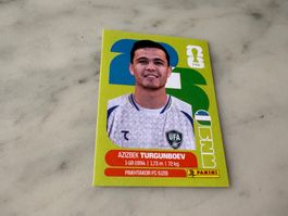 Panini Fussball WM 2026 Sticker Azizbek Turgunboev UZB 14