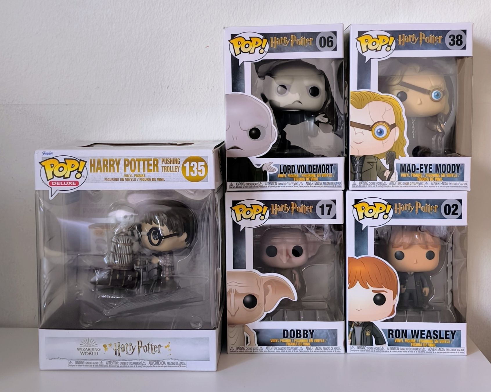 Funko Statuette: Funko, Harry Potter, Voldemort, Dobby, Ron, Mad-Eye Moody – Nuovo (secondo la descrizione) da Muttenz venduto da hak_dsk9