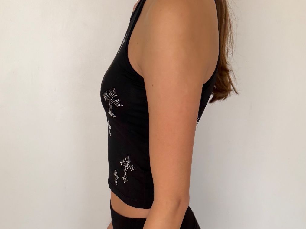 Tops: Haut croix diamant – D'occasion à Bottens par lal_plz7 3