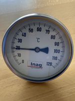 Inag Thermometer 0-120°C -, neu!
