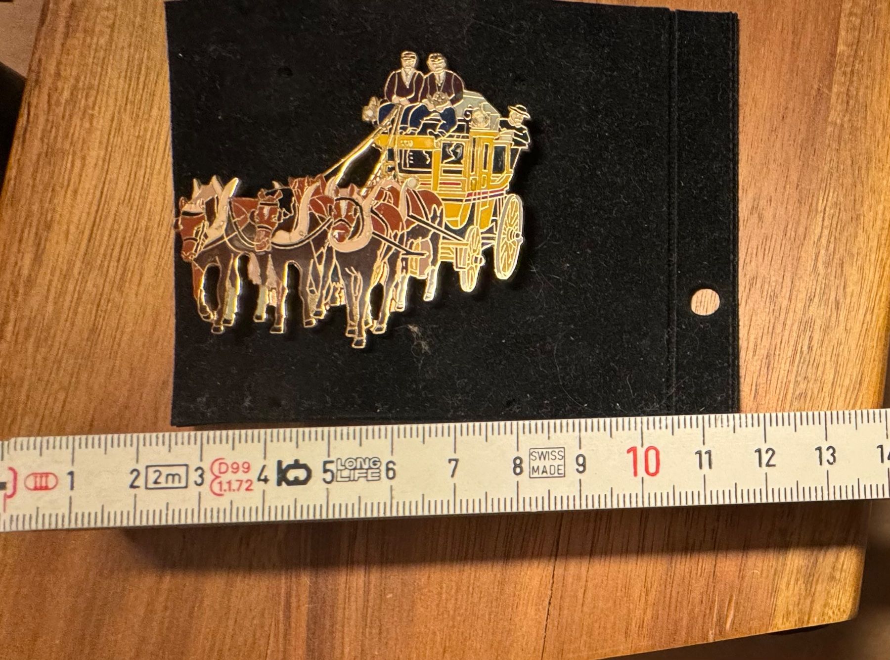 Broches & Aiguilles: Grosse Brosche mit Postkutsche – D'occasion à Wettswil par osoma99