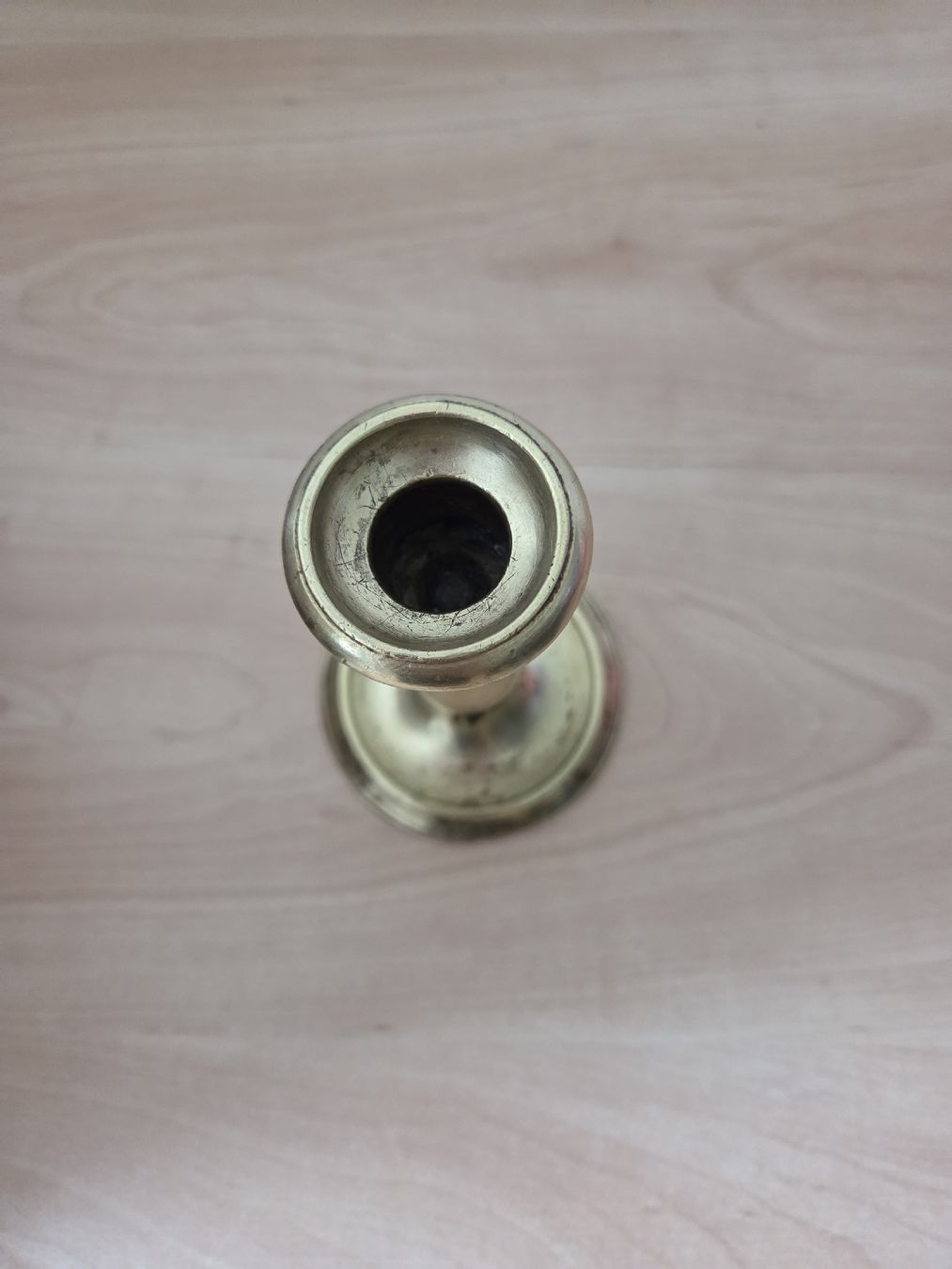 Portacandele: Vintage massiver Messing Kerzenständer  – Usato da Winterthur venduto da katzen07 1