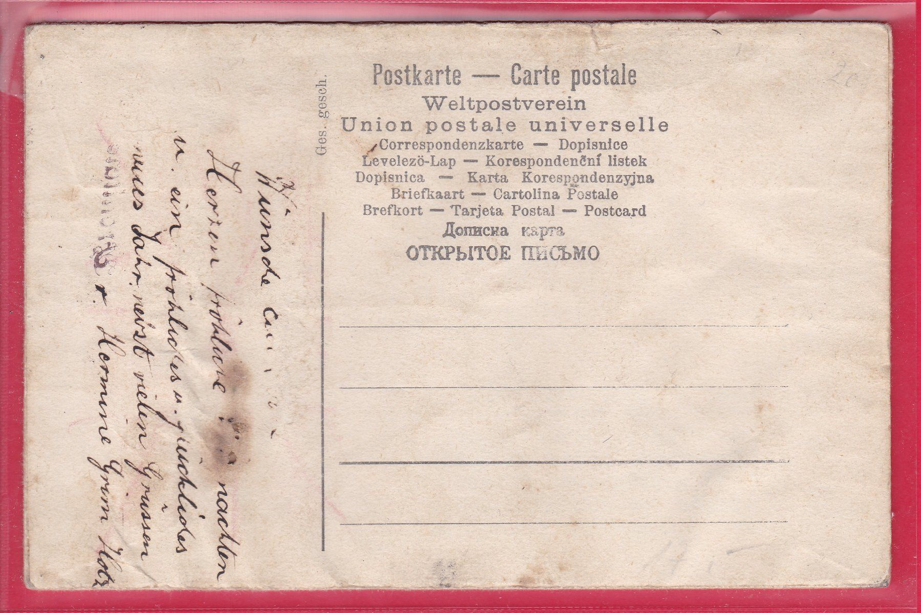 Cartoline postali: FRÖHLICHE WEIHNACHTEN – Usato da Oberrieden venduto da Gebirgsstelze 1