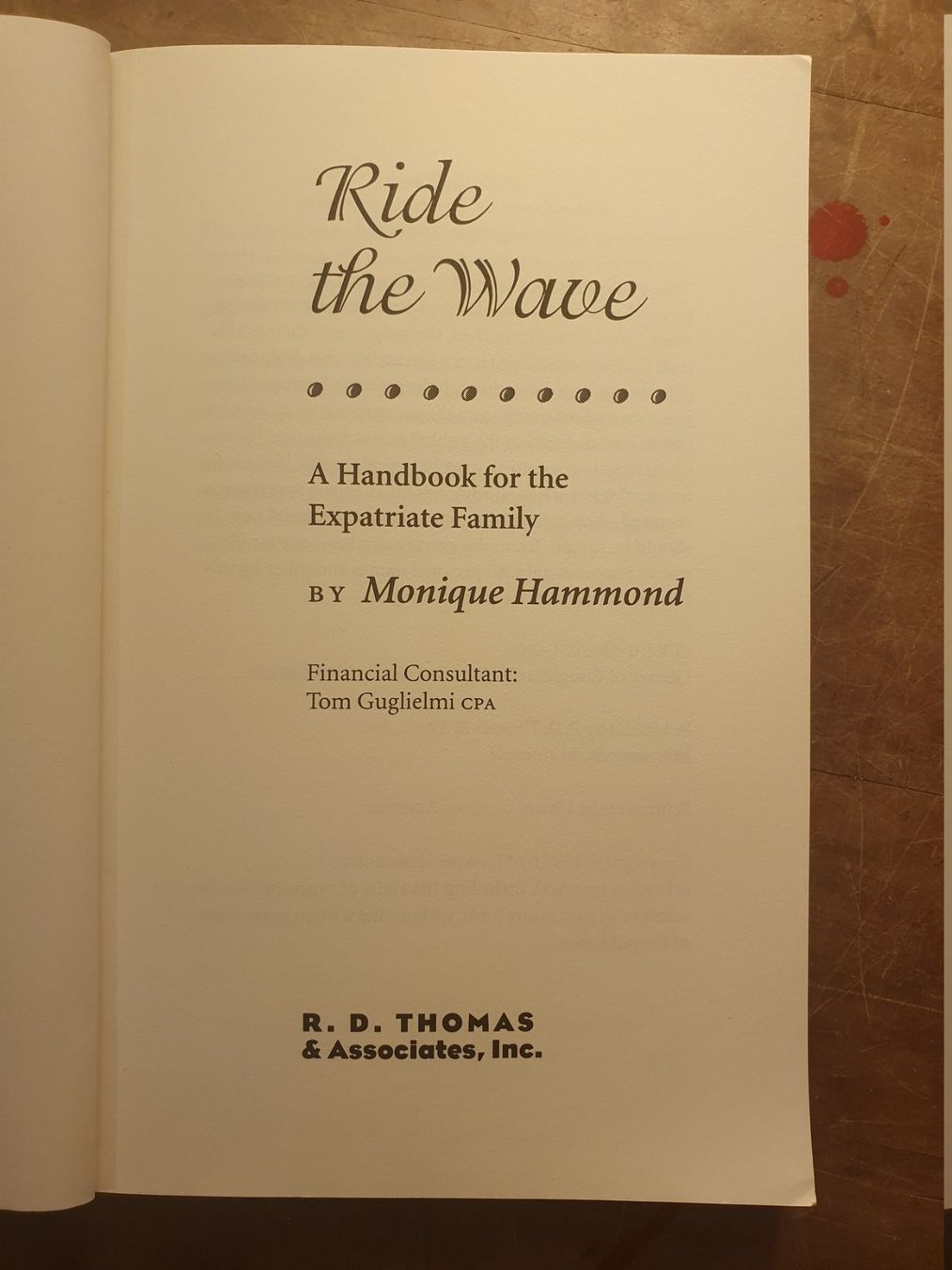 Libri: Ride The Wave - Monique Hannond – Usato da Zürich venduto da loosebone 1