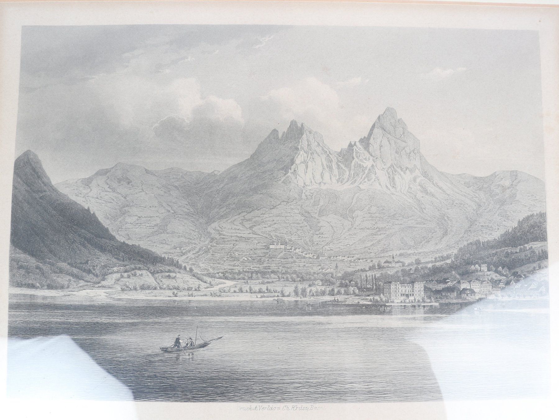 Foto & Immagini: RAHMENBILD  Brunnen Schwyz – Usato da Steinen venduto da Restwert_Steinen 3
