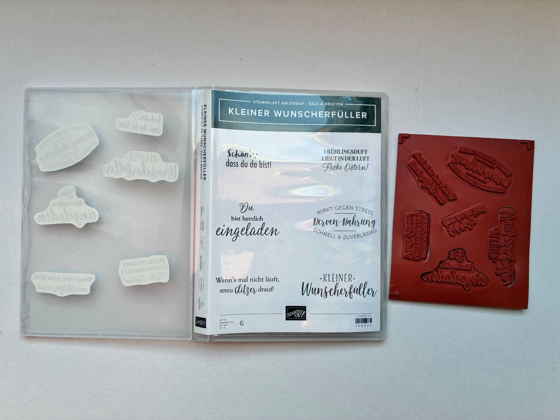 Stampin' up! Stempel: Stampin' Up! Stempelset "Kleiner Wunscherfüller" – Gebraucht aus Glattfelden von Qwerasdf