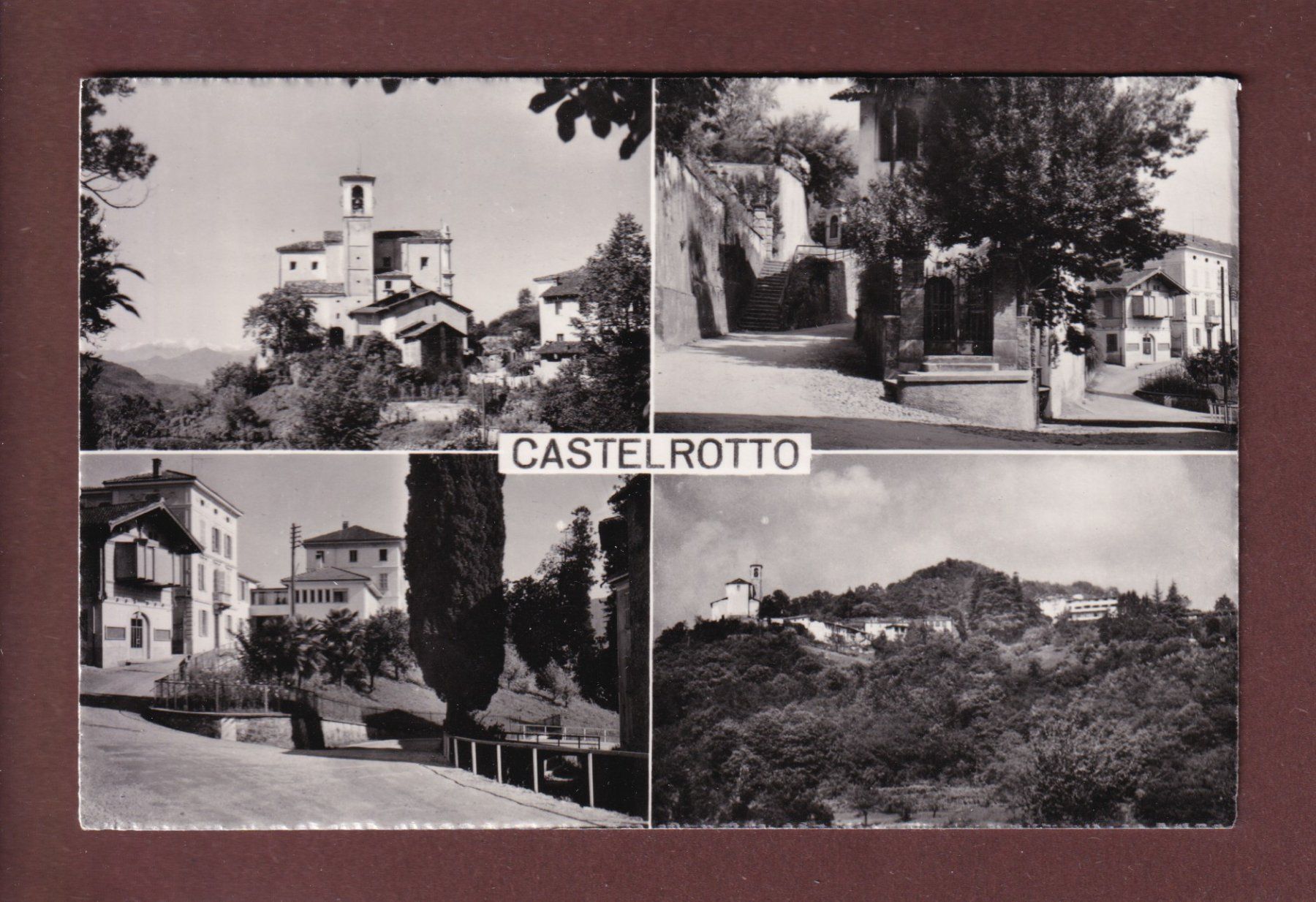 Cartoline postali: CASTELROTTO - 4 images – Usato da Pully venduto da nicecards