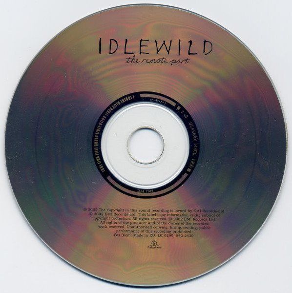 CD: ldlewild  THE REMOTE PART Alternative Rock Indie Rock CD – Usato da Kandergrund venduto da Sososo 3