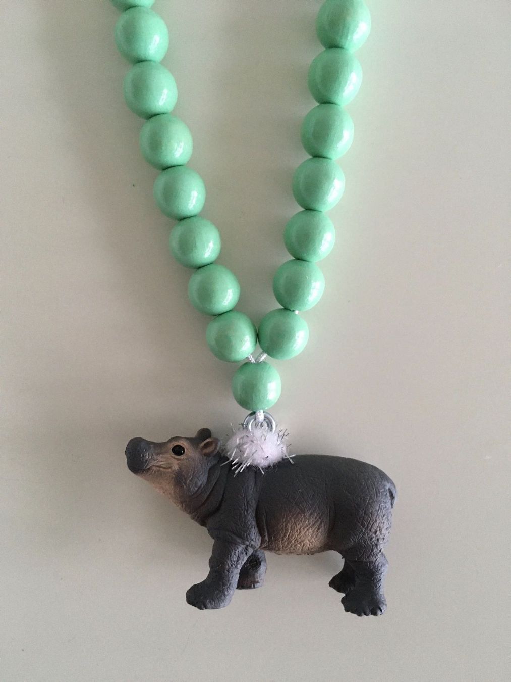Catenine: SCHLEICH Kette Nilpferd Baby Mint – Nuovo e nell'imballaggio originale da Zollikofen venduto da poppala 2