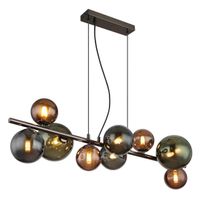 LED Pendelleuchte, Grau, 86 cm x 36 cm