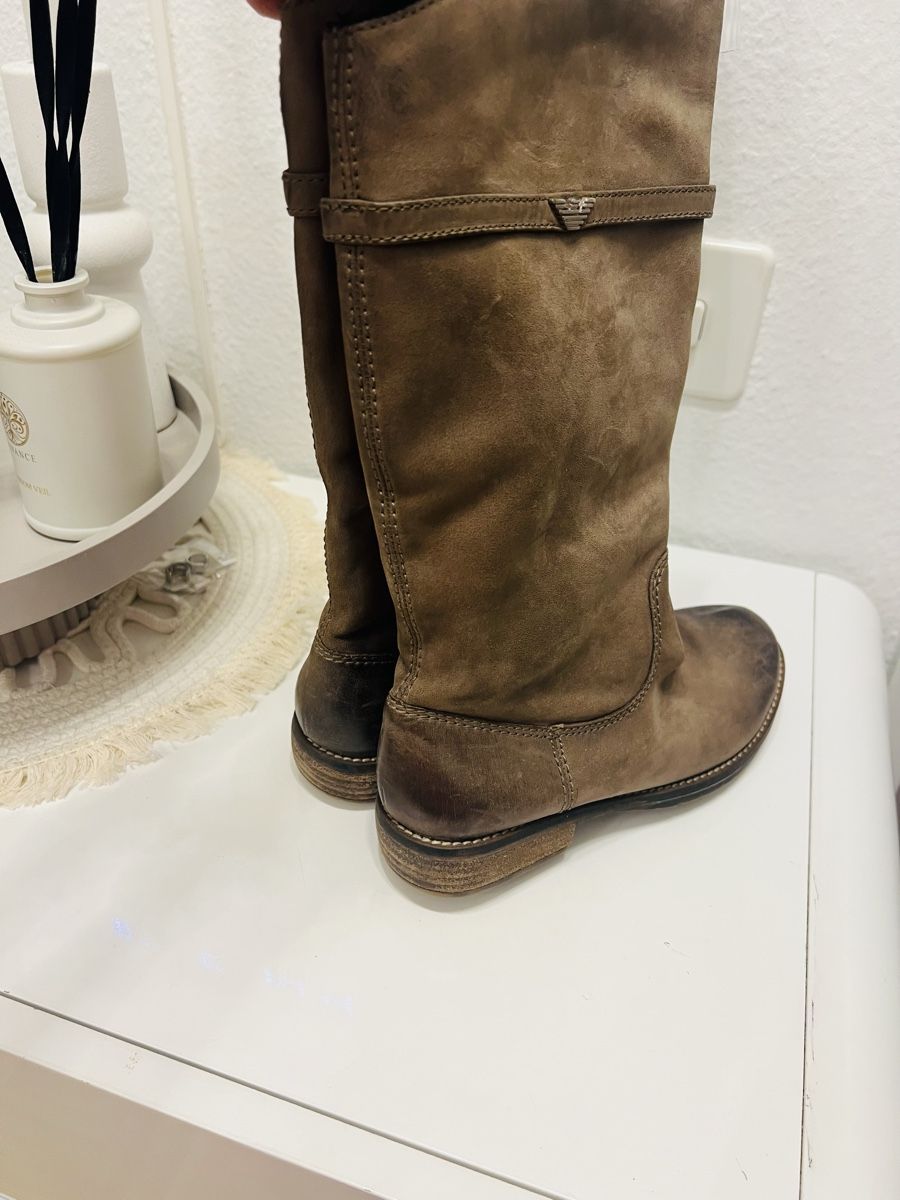Armani Scarpe per ragazzi: ARMANI LEDER WINTERSTIEFEL GR 32 – Usato da Basel venduto da theo-g77 3