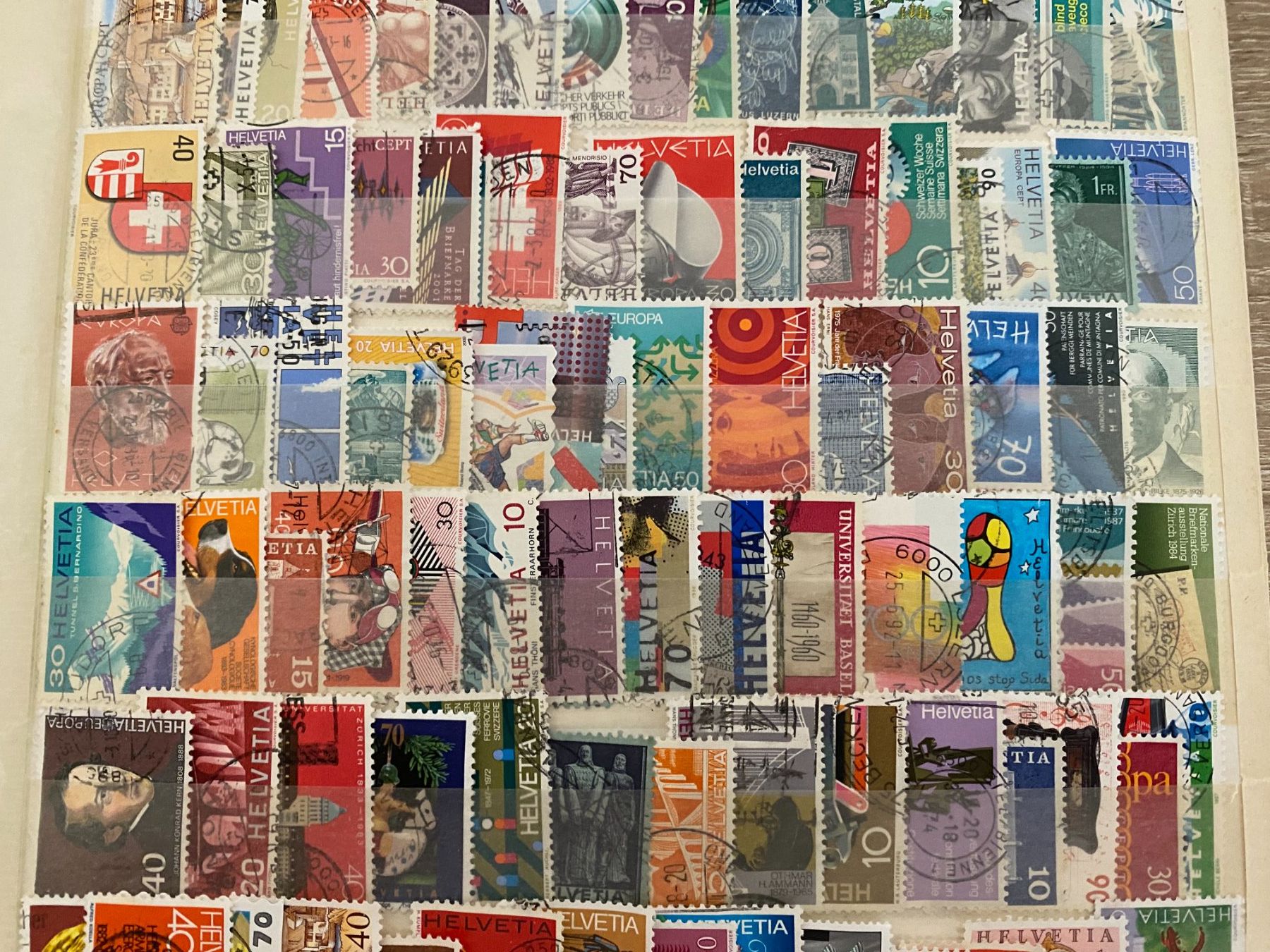 Alle Briefmarken: Briefmarken Schweiz 120 stuck – Gebraucht aus matten b. interlaken von jfran17 3
