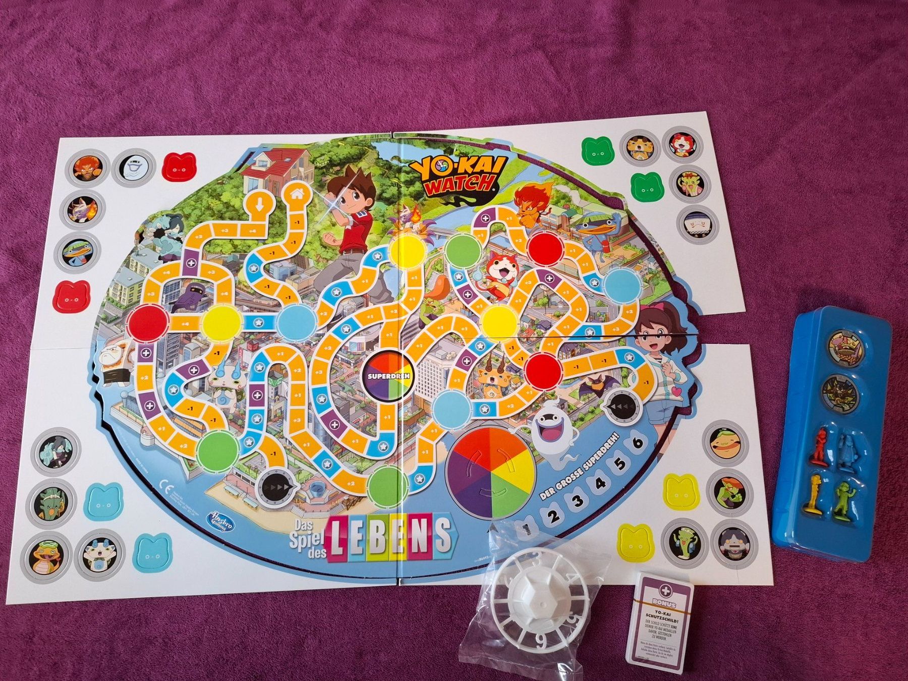 Hasbro Giochi: Das Spiel des Lebens - Version Yo-Kai Watch - Neu – Nuovo (secondo la descrizione) da Müllheim Dorf venduto da Seeeule01 5