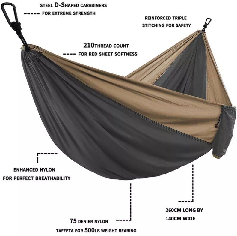 Hängematten: Outdoor Hängematte 260 x 140 cm – Neu und originalverpackt aus Châtelaine von topshop.switzerland 1