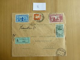 Italienbrief Einschr. nach Bern 1931, Versicherung 200 Lire