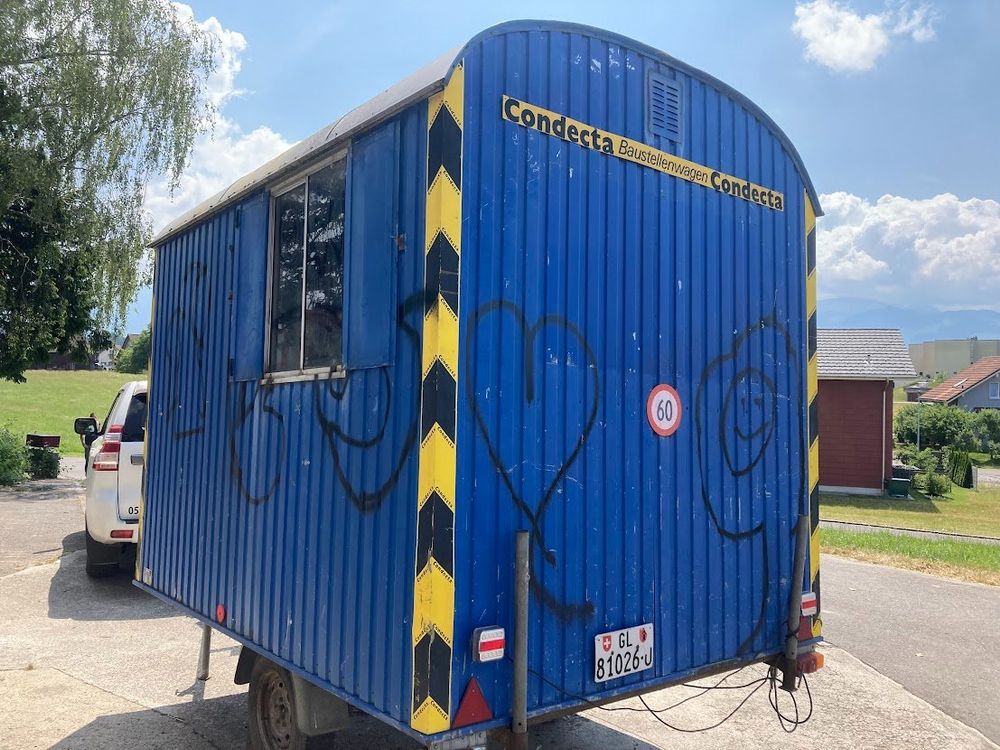 Bauwagen Spielwagen Kinder Garten Spielen Stauraum Büro Bau Kaufen
