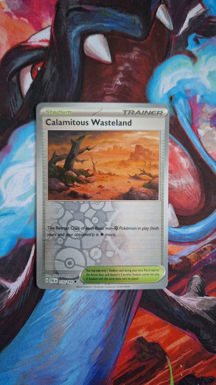 Pokémon Carte collezionabili: Calamitous Wasteland - Reverse Holo - Pokemon Paldea Evolved – Usato da Altstätten SG venduto da GGsGameshop