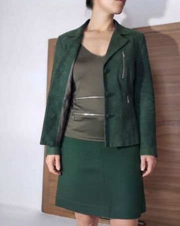  Tailleur Kookaï vert foncé taille S