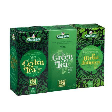 Aliments & Spécialités: Aktionsset Stassen Tea 'Minzentee' Gastro-Teebeutel – Neuf avec emballage d'origine à Gampelen par Geschenkxy