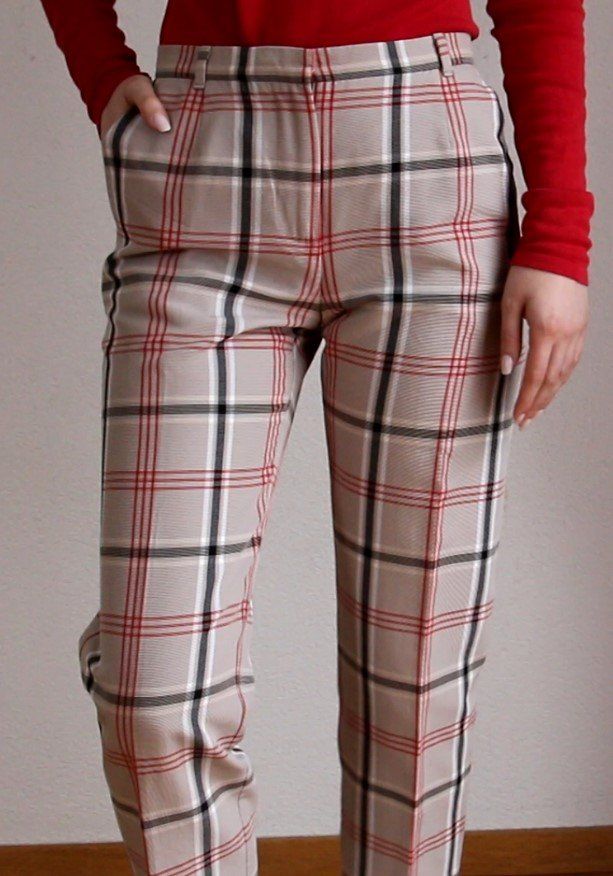 Max Mara Pantaloni: Karrierte Anzugshose Max Mara Gr.34 – Usato da Luzern venduto da Simona15 2