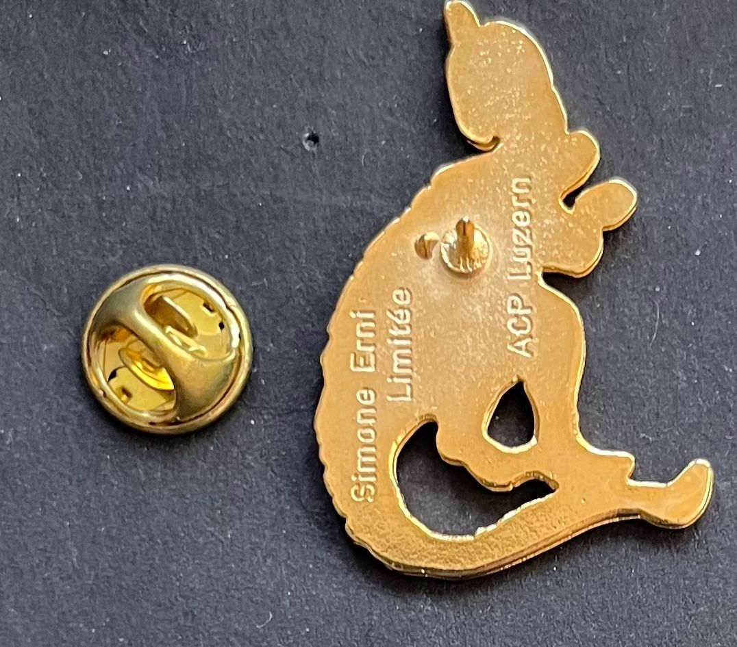 Swiss Plaketten & Abzeichen: Dinosaurier/ Simone Erni, Limitée ACP. Luzern/ pin – Gebraucht aus Ostermundigen von DaxKarten-75 1
