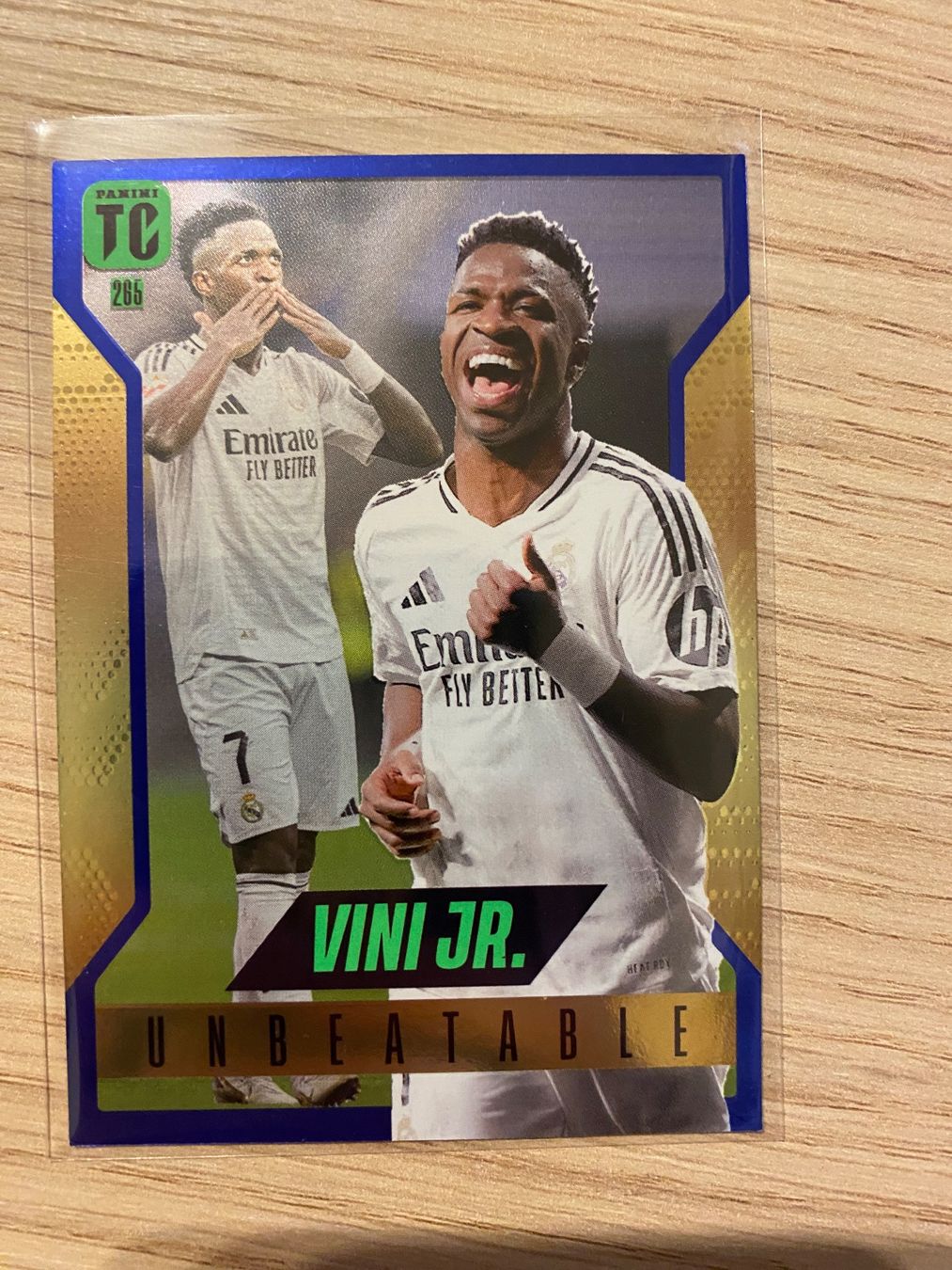 Panini Carte collezionabili: Panini Top Class 2025 Unbeatable Vini Jr. blue parallel – Nuovo (secondo la descrizione) da Zürich venduto da BVBWINNER